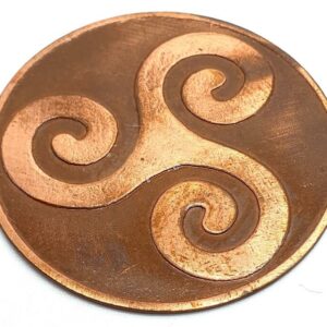 Pin's de poche Triskell Cuivre 4 cm