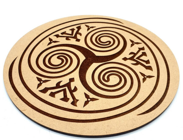 Planche en bois triskell 10 cm