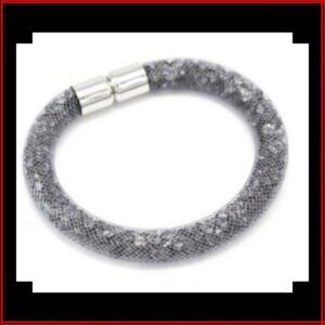 Bracelet magnétique résille noir