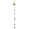 Pendule conique laiton argent sélénite 7 chakras – Image 2