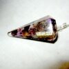 Pendule conique laiton argent orgonite fleur de vie amethyste 7 chakras – Image 2