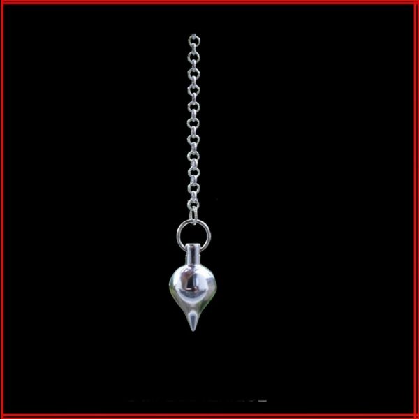 Pendule laiton argent goutte
