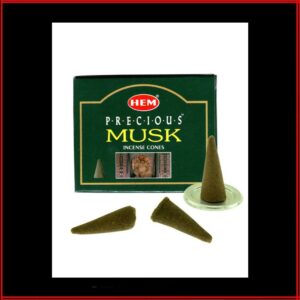 10 CONES ENCENS MUSK PRECIEUX HEM