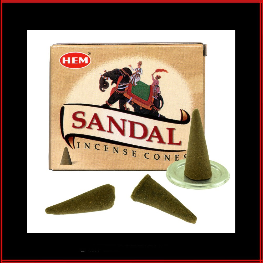 10 CONES ENCENS BOIS DE SANTAL HEM
