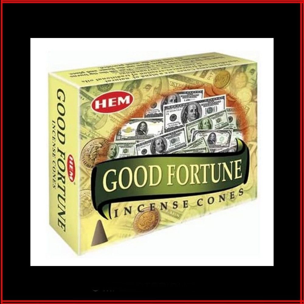 10 CONES ENCENS GOOD FORTUNE HEM