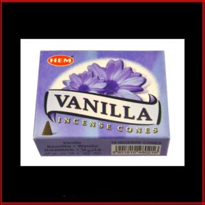 CONE ENCENS VANILLE HEM